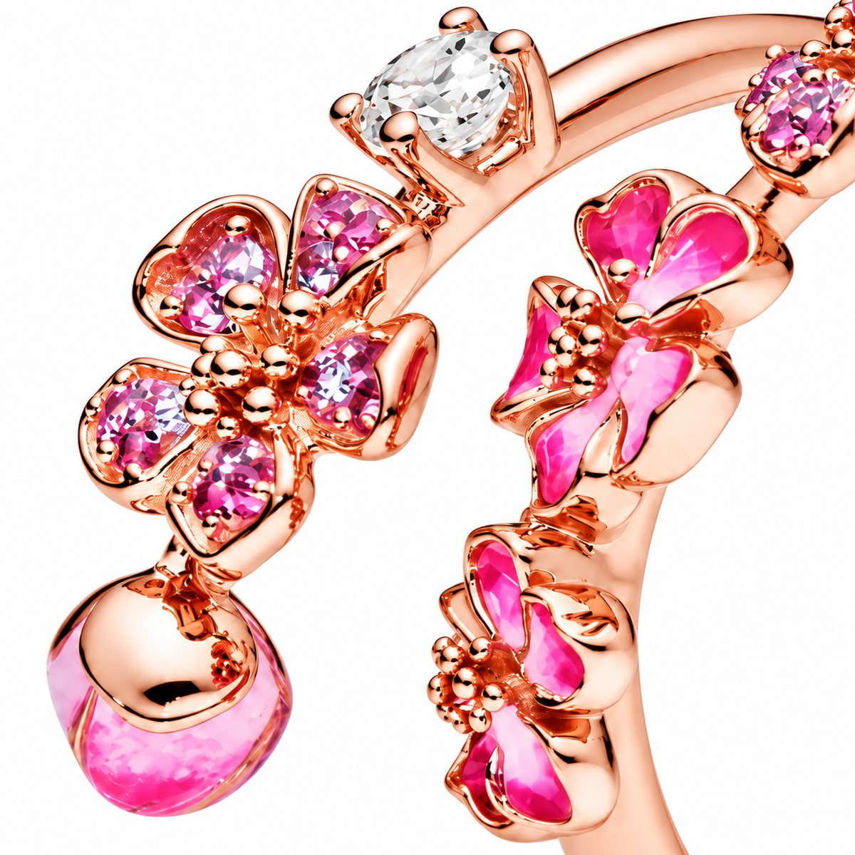 Bow bloom ring