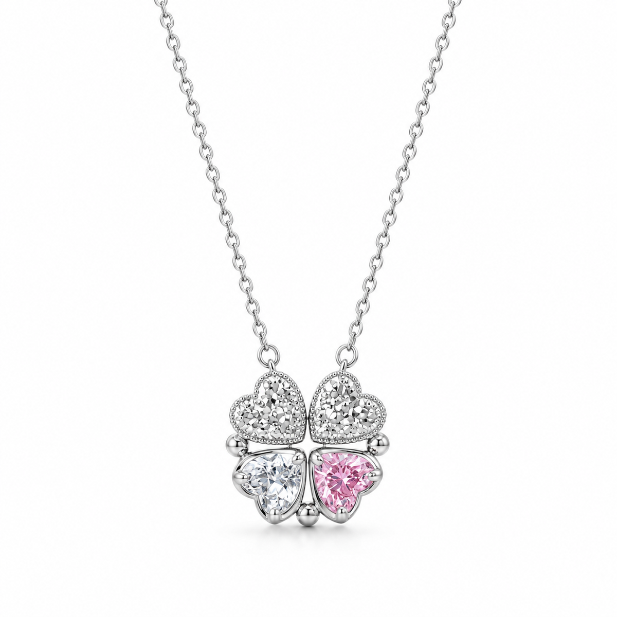 Necklace Clover Duo