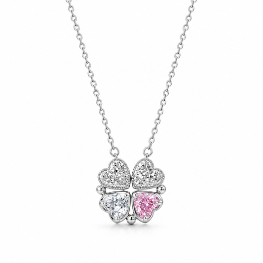 Necklace Clover Duo
