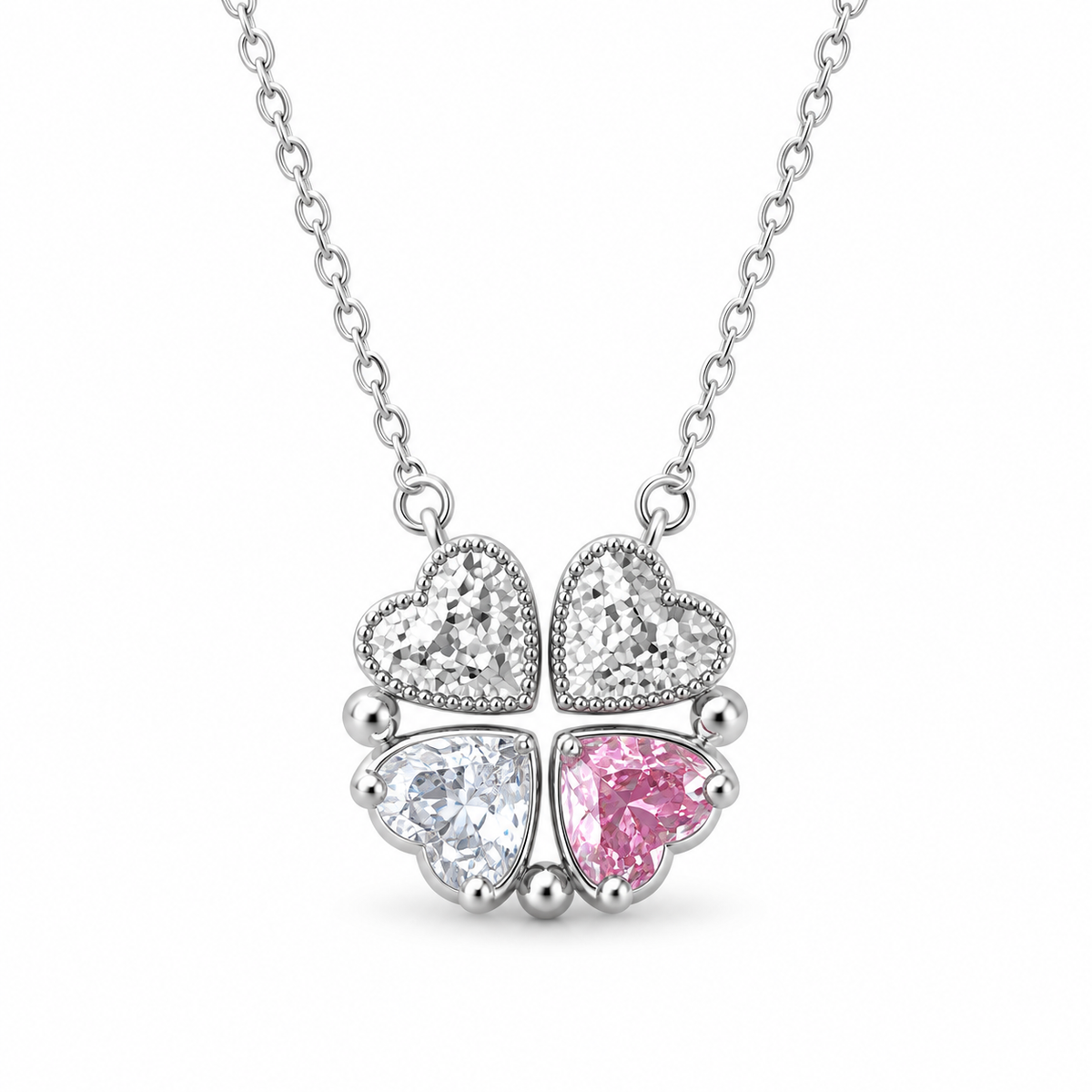 Necklace Clover Duo